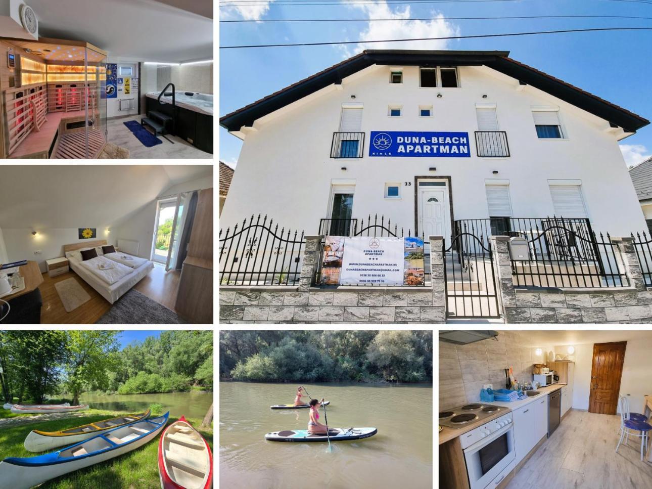 Duna-Beach Apartman Kimle Екстер'єр фото